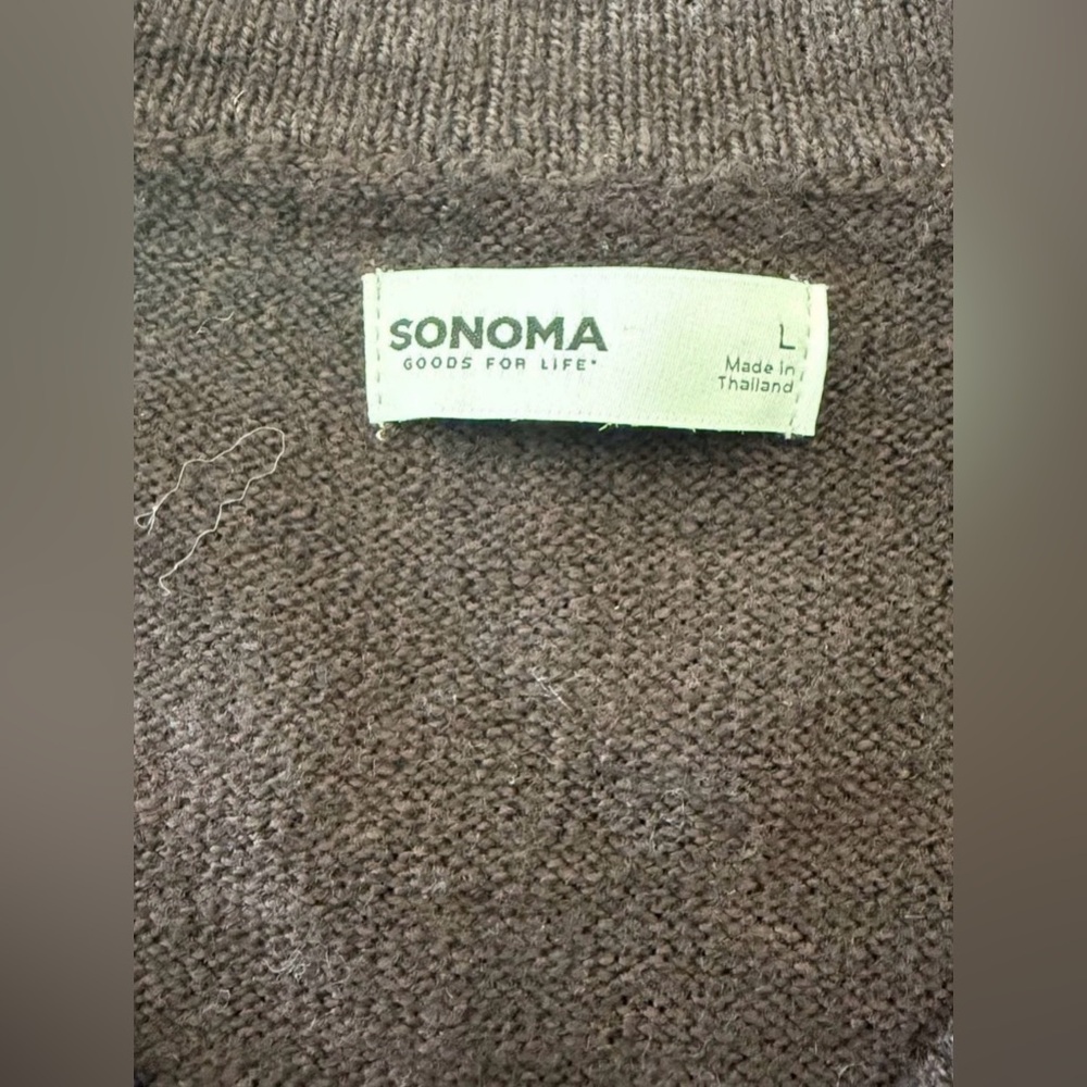 NWT Sonoma Women's Goods For Life Lightweight Cardigan Size L - Picture 4 of 6